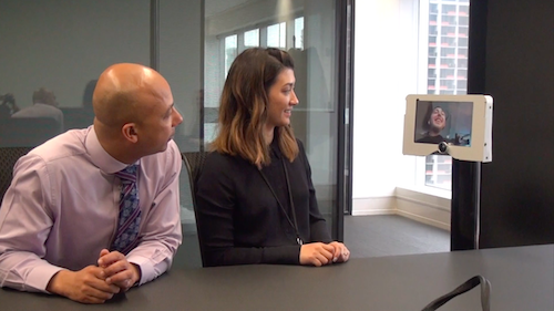 Chris in meeting Chris in meeting